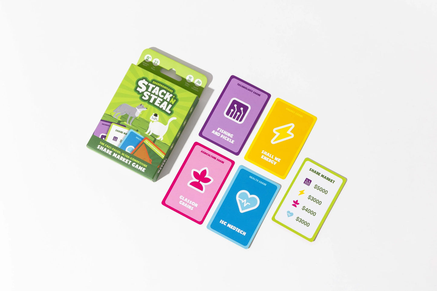 Stack 'n Steal Investing Card Game