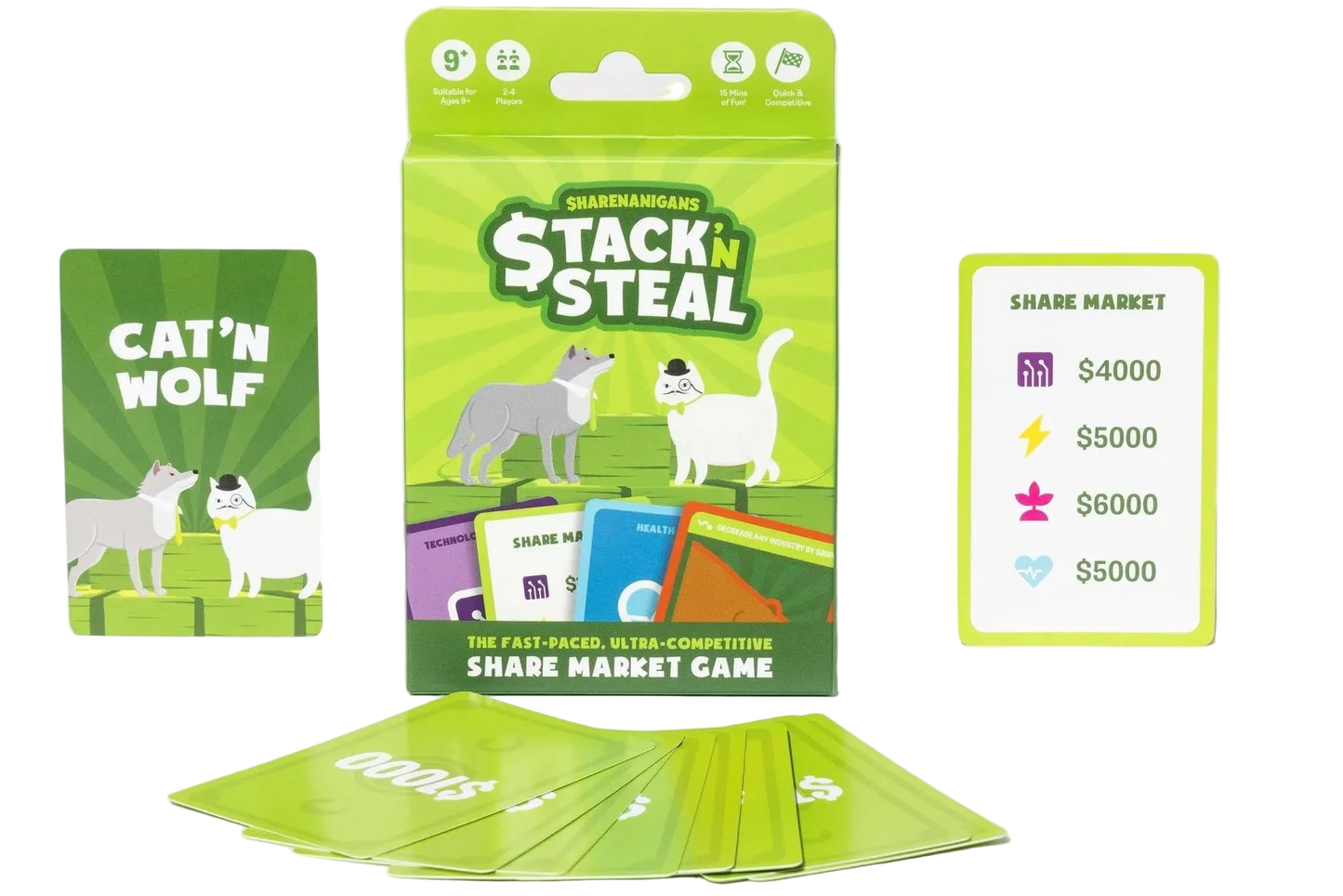 Stack 'n Steal Investing Card Game