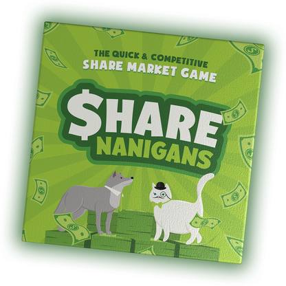 Sharenanigans: Investing Boardgame 🎲 Pre-Order 12th Dec